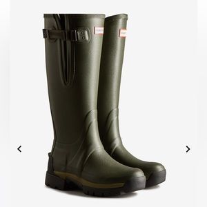 Hunter Women’s  Balmoral Adjustable 3mm Neoprene Wellington Boots size 8